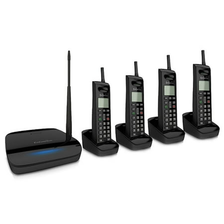 Engenius Cordless Telephone - Engenius FreeStyl 2 (4 Handset) Extreme Range Scalable Cordless Phone System