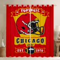 thumbnail image 1 of Erosebridal Kids Sports Curtains for Living Room, Luxurious, Red, Chicago, 1 of 6