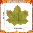 thumbnail image 3 of Artificial Maple Leaf Decorations, Textured Fabric Fall Foliage for Halloween, Harvest, Thanksgiving and Christmas Transition Decor, Party Tables, Garlands and Home Displays, 3 of 4