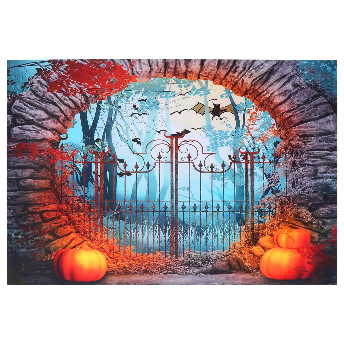 Halloween Photography Background Hanging Cloth Pumpkin Backdrop Studio ...