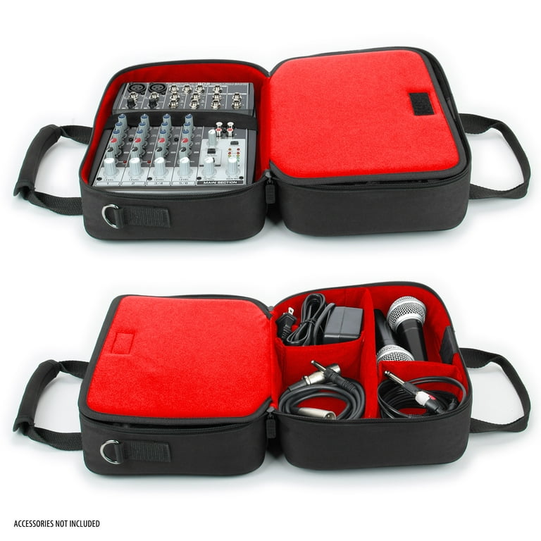 USA Gear Audio DJ Mixer Carrying Case Bag - Fits Behringer Xenyx