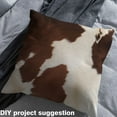 thumbnail image 4 of Cowhide Fabric By The Yard,Upholstery Fabric,Africa Wildlife Bull Cattle Cow Decorative Fabric,Western Farmhouse Milk Cow Animal Theme Indoor Outdoor Fabric,2 Yards, 4 of 5