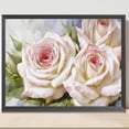 thumbnail image 1 of Cuadros Decorativos 5D bricolaje taladro redondo completo diamante pintura rosa Kit decoración del hogar arte artesanía Wdftyju embutido en tela, 1 of 7