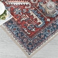 thumbnail image 5 of CAROMIO Vintage Area Rug Machine Washable Rug Non Slip Non Shedding Throw Rug Ultra-Thin Antique Collection Rug Living Room Rug, 8' x 10' Red, 5 of 7