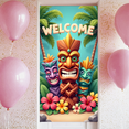 thumbnail image 5 of Colorful Design Welcome Banner Decorative Tiki Style Polynesian Elements for Luau Party Event, 5 of 7