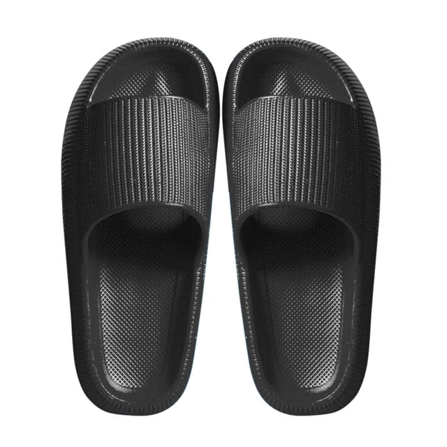 Sandalias Chanclas Chanclas Suave Antideslizante para Verano Playa Mar ( 36-37 ) Negro