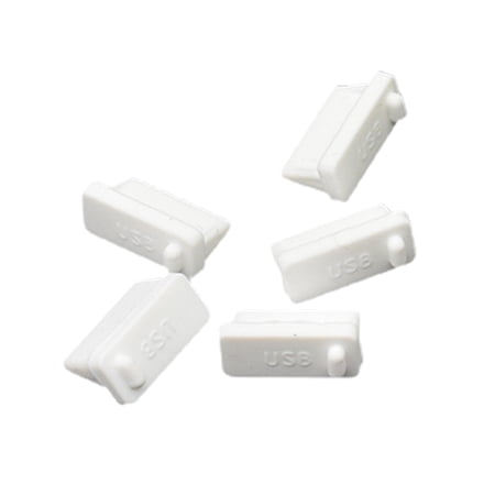 iaksohdu 5Pcs Dustproof Standard USB 2.0/3.0 Dust Plug Port Charger Cover for PC Notebook