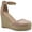 Blush Smooth, variant on Womens Masin Studded Ankle Wedge Heels