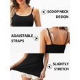 thumbnail image 4 of ORUYROP Débardeurs en Coton avec Bretelles Spaghetti Réglables Couche Cami Col Rond S - 5X, 4 of 7