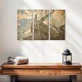 thumbnail image 2 of Elephant Stock Vintage Plane Wall Art - Horizontal Multi Panel Canvas - Living Room Wall Decor - Transportation Multi Panel - Brown And Beige Decor - 23" x 14", 2 of 4