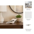 thumbnail image 5 of Decorative Long Sea Shell Sculpture for Home and Room Decor - Coastal Statue for Living Room Decor, Bathroom, and Office Display - Ornaments Accent Ideal for Shelf or Coffee Table Decor - 3", Ivory, 5 of 12