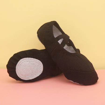 

kpoplk Toddler Boy Sandals Children Shoes Dance Shoes Warm Dance Ballet Performance Indoor Shoes Yoga Sandals For Baby Summer(Black)