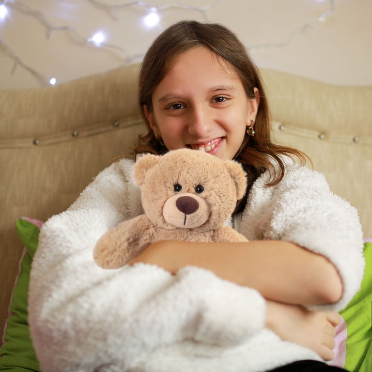 LotFancy Brown Teddy Bears Plush Toy Set, 8 Inches, 2-Pack photo 2