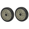 thumbnail image 1 of Unique Bargains 4" Universal Air Compressor Wheel with 0.5" Hole for Easy Mobility, Beige 2 Pack, 1 of 5