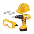 thumbnail image 2 of Juego de herramientas para niños, juguete de simulación, juguete electrónico educativo, taladro con sonido Taladro amarillo, 2 of 9