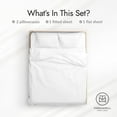 thumbnail image 2 of Threadmill 100% Organic Cotton Sheets for Queen Size Bed | GOTS Certified - Percale Sheets Queen - Soft Cooling Sheet - Deep Pockets | 4 Piece Set C84, 2 of 3