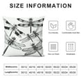 thumbnail image 5 of COMIO  Dragonfly Throw Pillow Covers Animal Sketch Bird Bug Wings Pillowcases Cushion Cover for Men Women Sofa Bed, 5 of 5