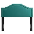 thumbnail image 4 of Modway Lucia King/California King Performance Velvet Headboard in Teal, 4 of 10