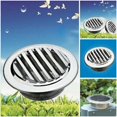thumbnail image 3 of VMC Rejilla de Ventilación, Ventilación Redonda de Acero Inoxidable, Rejilla de Ventilación Rejilla de Escape Redonda con Tapa de Orificio de Brida para Mantener la Circulación de Aire para Baño, 3 of 5