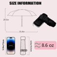 thumbnail image 2 of Travel Mini Umbrella for Purse With Case, Rain Compact Umbrella UV Protection Lightweight Folding Portable small Umbrellas or Women Men Boys Girls, 2 of 6