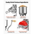thumbnail image 6 of VEVOR Manual Grain Mill with High Hopper, Hand-Crank Corn Grinder, Heavy Duty Cast Iron Wheat Grinding Mill with Stable Table Clamp & Dust Cover for Grains Spices Coffee Beans Nuts, 6 of 10