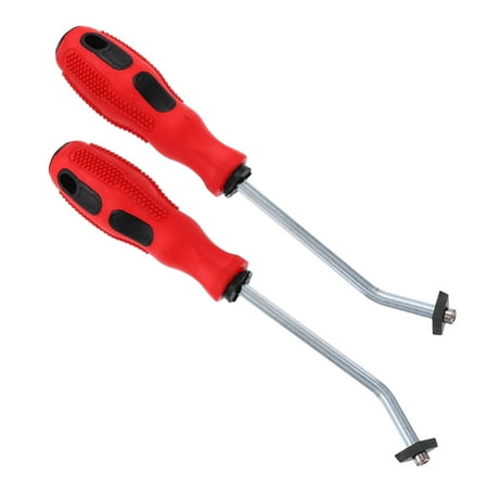 Practical 2pcs Grout Removal Tool Kit with Arc Handle for Caulk Removing and Cleaning Tiles