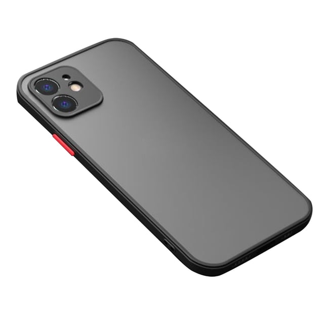 Funda para teléfono para iPhone 12, funda protectora para teléfono móvil translúcida y a prueba de caídas