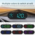 thumbnail image 4 of Scienceny Coche Head-Up Display alarma LED electrónica velocímetro ordenador multifuncional Speeding Tester accesorios para automóviles Cámaras de salpicadero de coche Scienceny VI022067-00B, 4 of 6