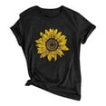 thumbnail image 2 of Festivals Clearance! Teen Girls Trendy Stuff Shirts for Women Yellow Shirts for Women Yellow Tshirt Women Cute Shirt Blouses for Women Fashion 2023 Black Graphic Teeorange Shirts(Yd-Black,3X-Large), 2 of 5