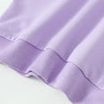 thumbnail image 6 of Kucnuzki 2T Toddler Girl Winter Tops Baby Girl Sweatshirt 3T Long Sleeve Casual Sylish Pure Color Round Neck Sweatshirt Purple, 6 of 6