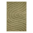 thumbnail image 2 of Luxe Weavers Modern Geometric Wave Green 2x3 Area Rug, Stain Resistant Carpet, 2 of 7