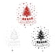 thumbnail image 2 of sweethay Adhesivo de pared de árbol de Navidad, bricolaje, fiesta temática decorativa, vacaciones, Navidad, calcomanía, atmósferas, ventana, Fondo de Decoración del hogar Negro sweethay HA075057-01, 2 of 6
