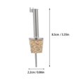 thumbnail image 4 of 6 Pcs Stainless Steel Oiler Wine Cork Spout Liquor Bottle NoSZBSle Cork Pourer Whiskey Pour Spout Liquor Pourers SZBS, 4 of 4