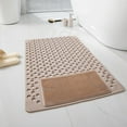 thumbnail image 6 of Littleplum Non Slip Square Shower Mat with Suction Cups and Drain Holes Machine Washable PVC Bath Mat 26x16 Inches Anti Slip Bathroom Rug for Shower and Bathtub,1 Pcs，Khaki, 6 of 6