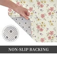thumbnail image 6 of Pofeuu Floral Print Flannel Doormats Rug16"x24"Rug Washable Doormats Indoor Outdoor Rugs for Layered Front Door Mats, Porch, Kitchen, Entryway, 6 of 7