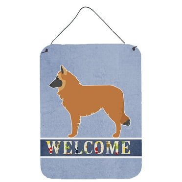 Carolines Treasures BB5565DS1216 Belgian Shepherd Welcome Wall or Door Hanging Prints