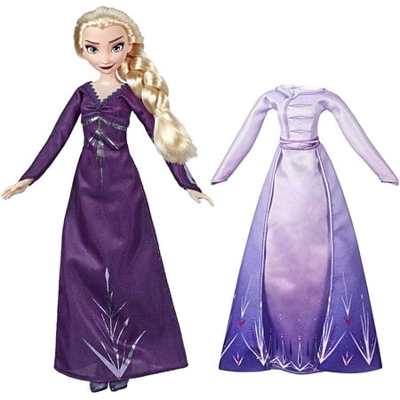 Disney Frozen 2 Arendelle Elsa Doll Includes Dress, Nightgown and Shoes