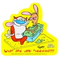 thumbnail image 1 of Ren & Stimpy - Litter Box Decal, 1 of 1