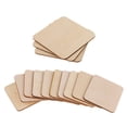 thumbnail image 1 of 13 Piezas Cuadradas MDF Piezas de Sin Terminar licencia Artesanía de, 1 of 9