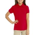 thumbnail image 6 of Real School Uniforms Big Kid Short Sleeve Fem-Fit Polo 68002, 6 of 6