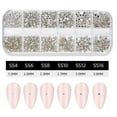 thumbnail image 4 of Flatback Rhinestones for Crafts,Crystal Rhinestone for Nail Gems Jewels Glitter Glass Diamond for Nails Design DIY Face Makeup Tumblers Clothes Stones Decoration, 4 of 4