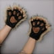 thumbnail image 5 of Apooke 1 par de guantes de pata para niñas gato accesorio Kawaii de peluche patas de lobo guantes de invierno sin dedos para cosplay, 5 of 8