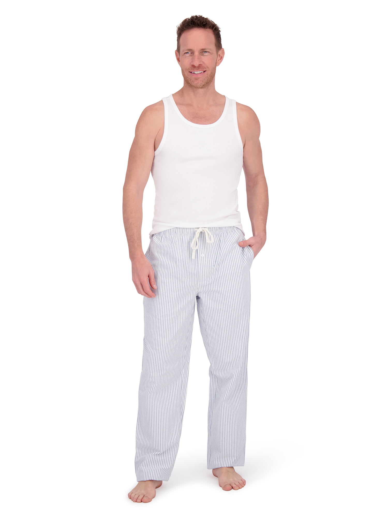 Hanes Men's Brushed Oxford Woven Sleep Pajama Pants, Sizes S-2X