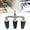 Black, variant on 4000 PSI Triple Turbo Nozzle Pressure Washer, 3-in-1 Pressure Washer Nozzle Tips, 360°Rotating Turbo Nozzles with 1/4" Quick Connector 2.5 Orifice for Power Washer Gun Wand (Blue)