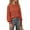 Orange, variant on PRETTYGARDEN Women's 2025 Winter Pullover Sweater Casual Long Sleeve Crewneck Loose Chunky Knit Jumper Tops Blouse