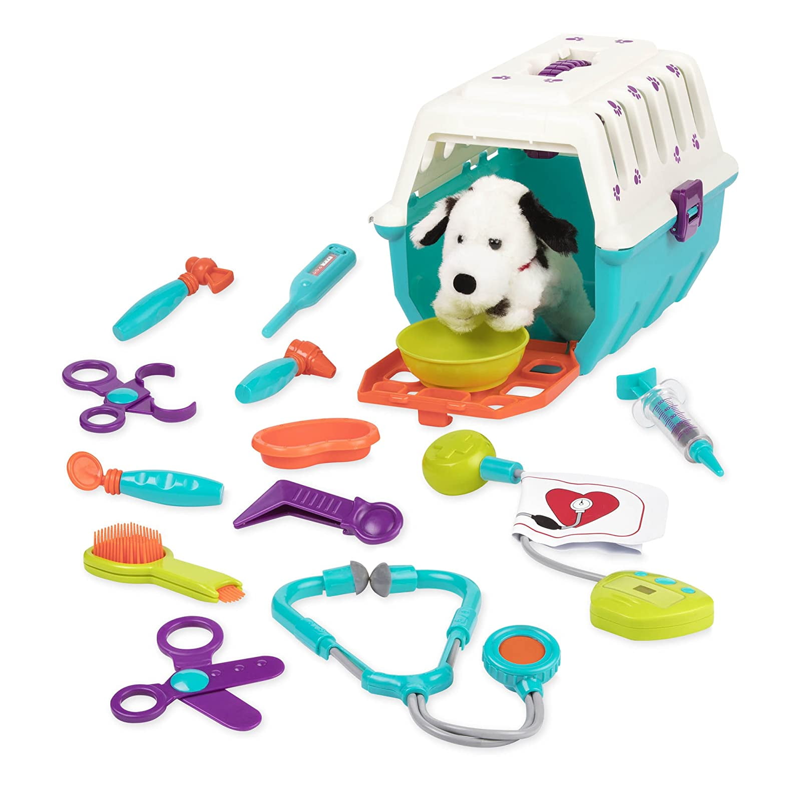 carry and care veterinary playset