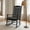Black, variant on Large Size Rocking Chair Cushion Set, Dual-Layer Patented Design Memory Foam Seat & Back Cushion with Ties for Indoor Living Room Rocker, 2 Piece Set, Beige