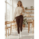 thumbnail image 2 of Pack de 2 Piezas Leggings térmicos para Mujer Pantalones Deportivos atléticos de Yoga Entrenamiento mallones UNITALLA, 2 of 9