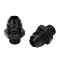 thumbnail image 2 of 2pcs Fuel Line Fitting ORB 6 to AN8 High Strength Black 6061 T6 Aluminum for Most Fluids, 2 of 4