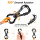 thumbnail image 2 of Cable de amarre para perros XiaZ de 20 pies con ganchos giratorios para perros de 55 kg, 2 of 7